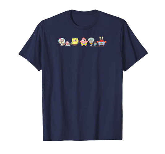 Nickelodeon SpongeBob SquarePants - Bikini Bottom Cute Characters Unisex-Kids & Youth T-Shirt
