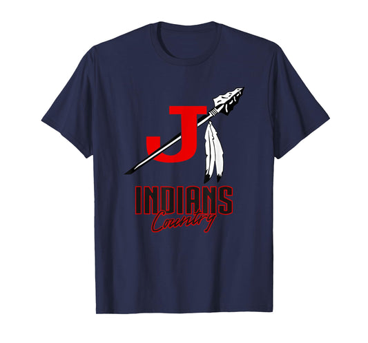 Jackson Indians Logo Country HS T-Shirt