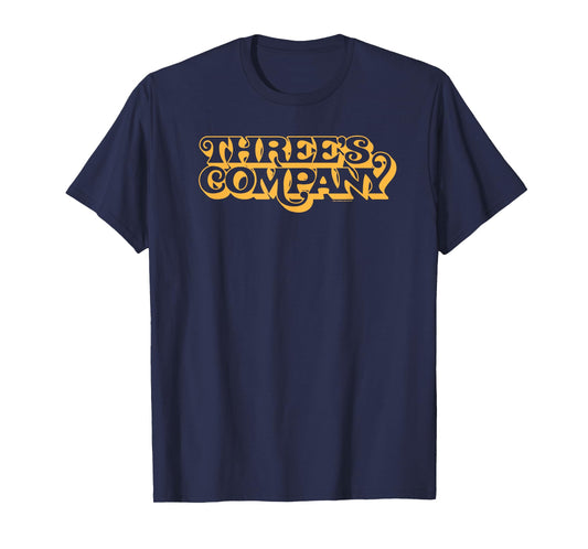 Three's Company Retro TV Show Logo T-Shirt