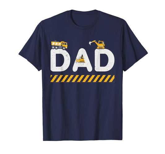 Excavator Dad Father's Day Construction Father Birthday T-Shirt