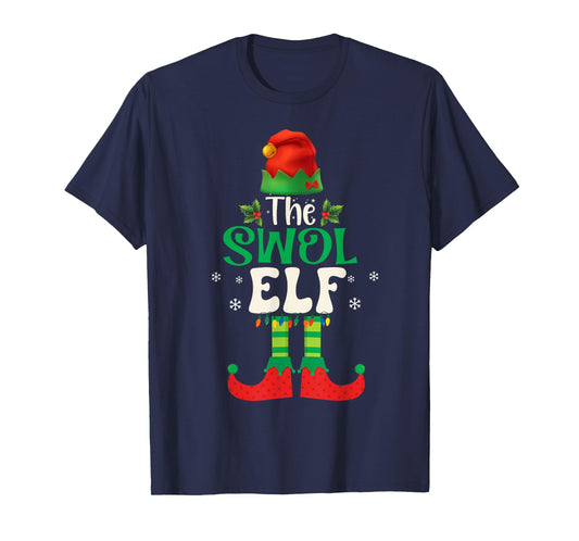 Funny The Swol Elf Group Matching Family Christmas 2025 T-Shirt
