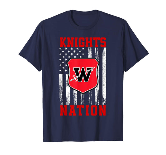 West Lauderdale Knights Logo Nation HS T-Shirt