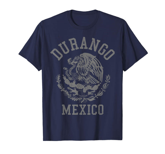 Durango Mexico Pride Mexican Flag Vintage T-Shirt