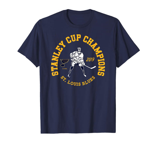St. Louis Blues Stanley Cup Champions 2019 Royal T-Shirt