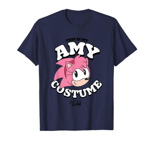 Sonic The Hedgehog Halloween This Is My Amy Retro Costume T-Shirt