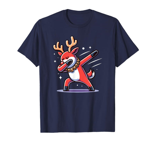Dabbing Christmas Deer Dab Christmas T-Shirt