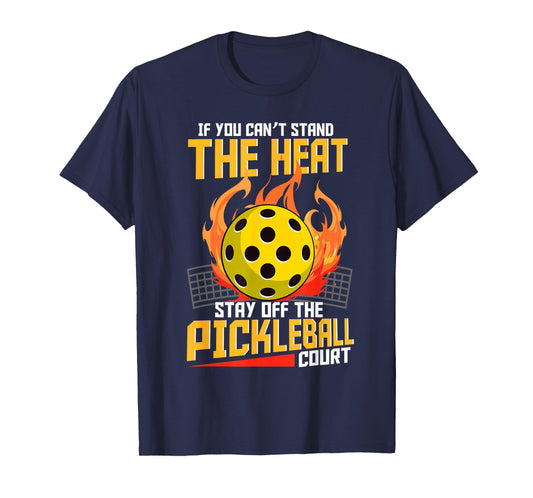 Funny pickleball sayings design Retro Paddle Court T-Shirt