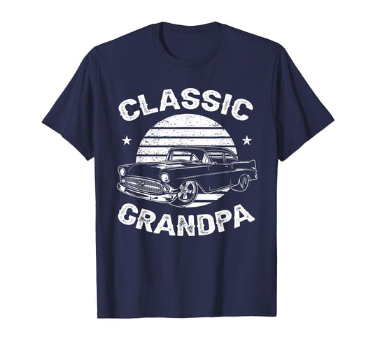 Grandpa Vintage Retro Classic Funny Car Lover Enthusiast T-Shirt