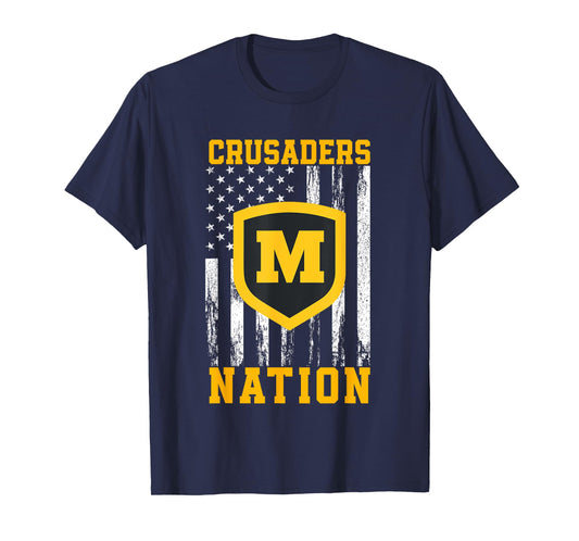 Archbishop Moeller Crusaders Logo Nation HS T-Shirt