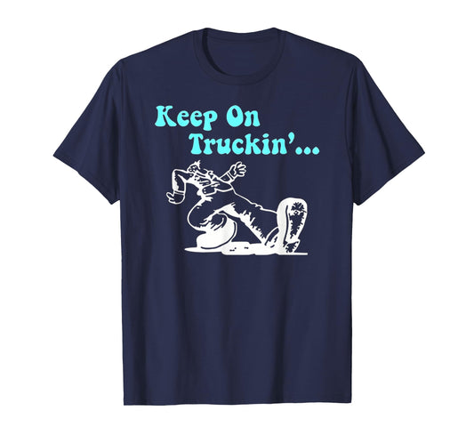 Funky Keep on Truckin' - Retro Vibes T-Shirt
