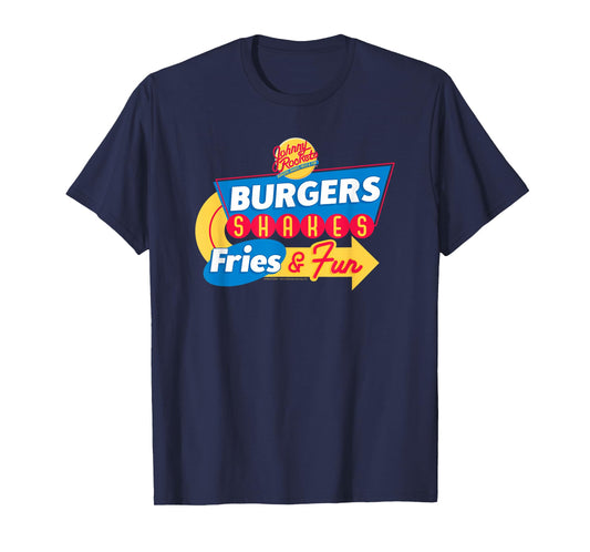Johnny Rockets Direction Sign Fast Food T-Shirt