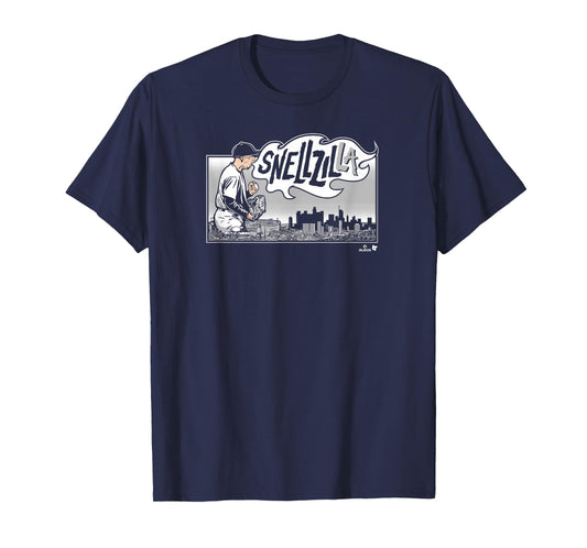 Blake Snell - Snellzilla - Los Angeles Baseball T-Shirt