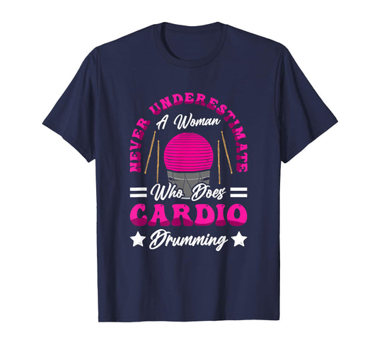 Fitness Class Exercise Gym Workout Cardio Drumming T-Shirt