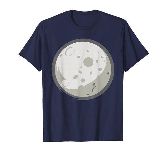 Moon Shirt Adult Kids Men Women Moon Costume T-Shirt