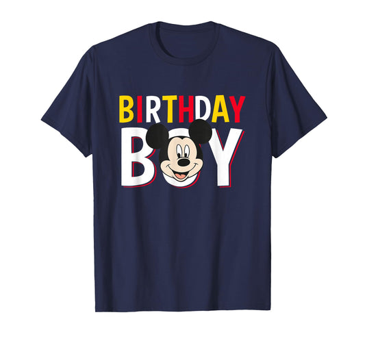 Disney Mickey And Friends Birthday Boy Cute Mickey Logo T-Shirt
