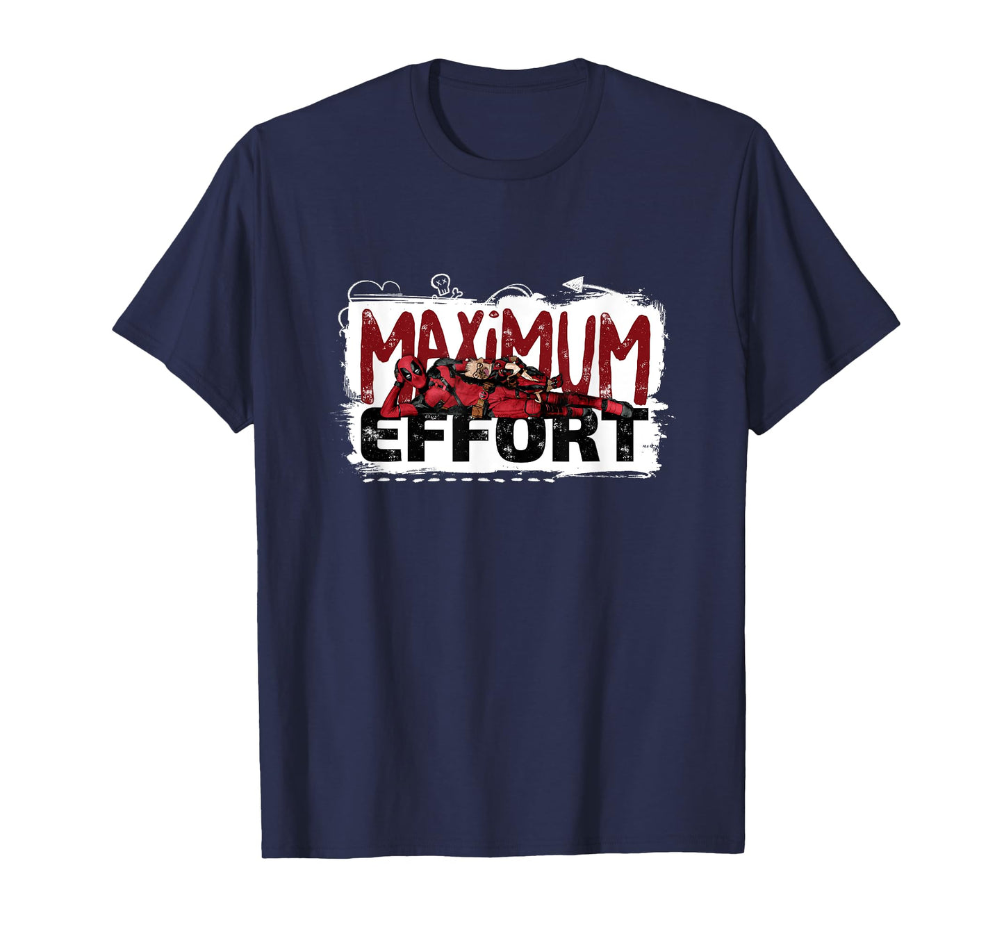 Marvel Deadpool & Wolverine Maximum Effort Split Logo T-Shirt