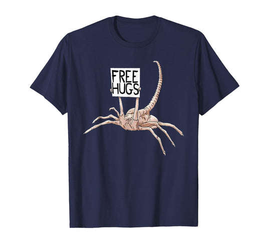 Free Hugs Alien Vintage Design For Men Women Girl Boy Kids T-Shirt