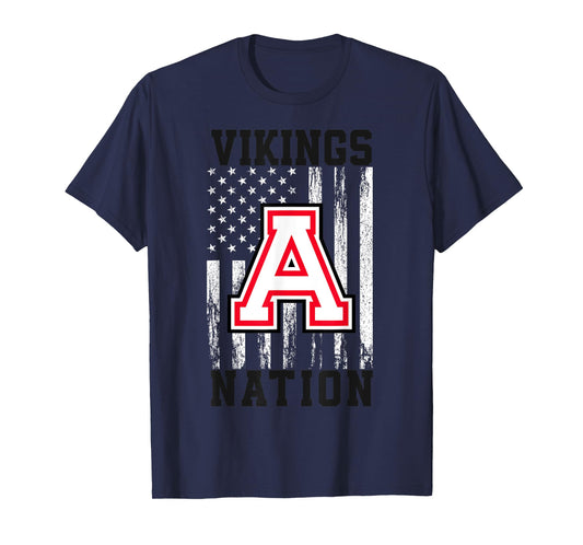 Avery County Vikings Logo Nation HS T-Shirt