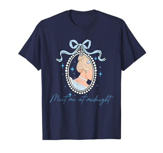 Vintage Coquette Bow Meet Me At Midnight T-Shirt
