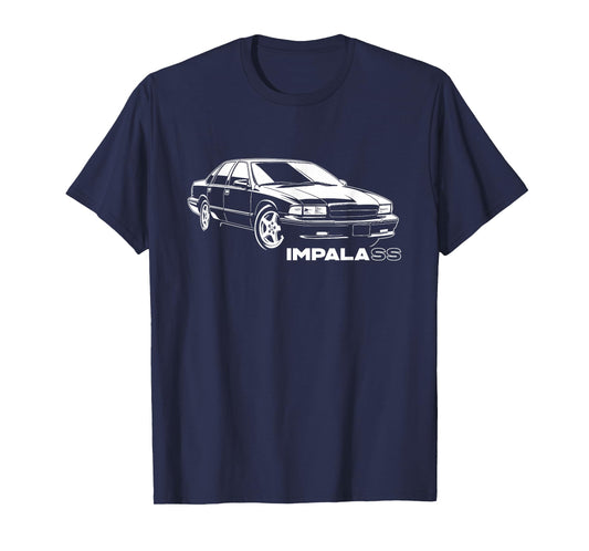 Impala SS Silhouette B Body Impala SS Car 94-96 Coupe OBS T-Shirt
