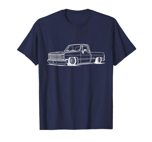 1987 Squarebody C10 Truck Silhouette Square Body Truck C10 T-Shirt