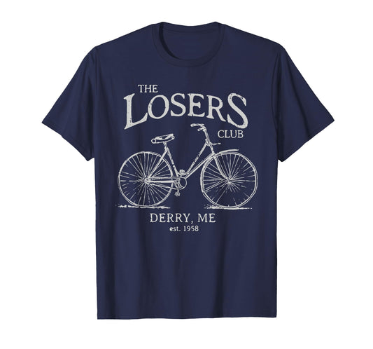 The Losers Club Horror Scary Movies Vintage Bike Halloween T-Shirt