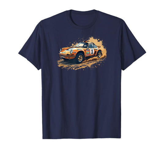 911 Safari Baja Dakar Offroad vintage track turbo auto car T-Shirt