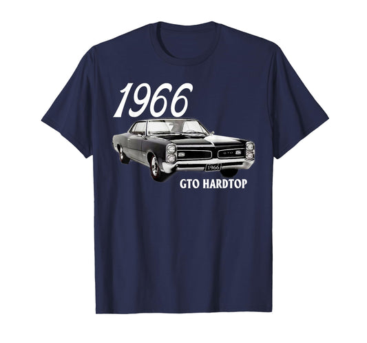 1966 66 GTO Classic Car Old School Muscle Yellow Car T-Shirt