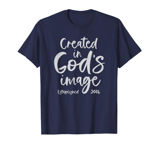 19 Year Old Christian Jesus and God 2006 19th Birthday T-Shirt
