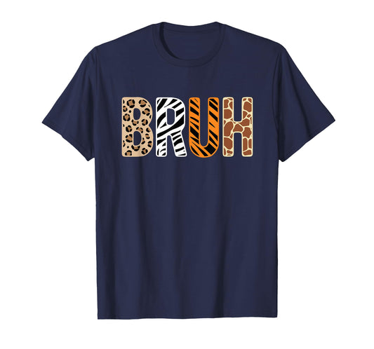 Safari Bruh Zookeeper Funny Animals Wildlife Boys Kids T-Shirt