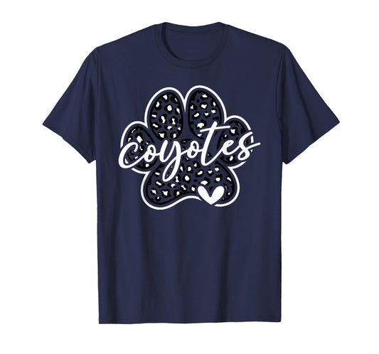 Vintage Coyotes Team Pride School Spirit Back To School T-Shirt