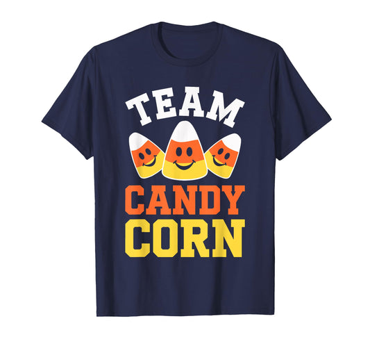 Team Candy Corn Shirt Adult Kids Men Women Halloween Costume T-Shirt
