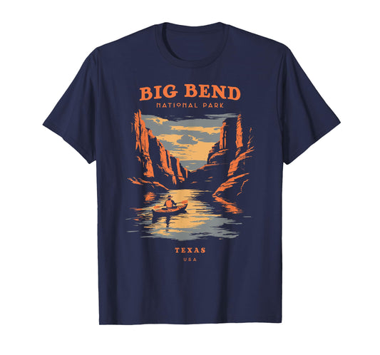 Big Bend National Park Texas Retro Vintage T-Shirt