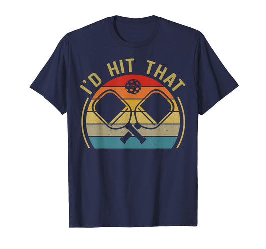 Funny Pickleball Id Hit That Vintage T-Shirt