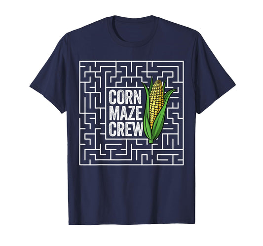 Corn Maze Crew Corn Maze Funny Halloween Corn Maze T-Shirt