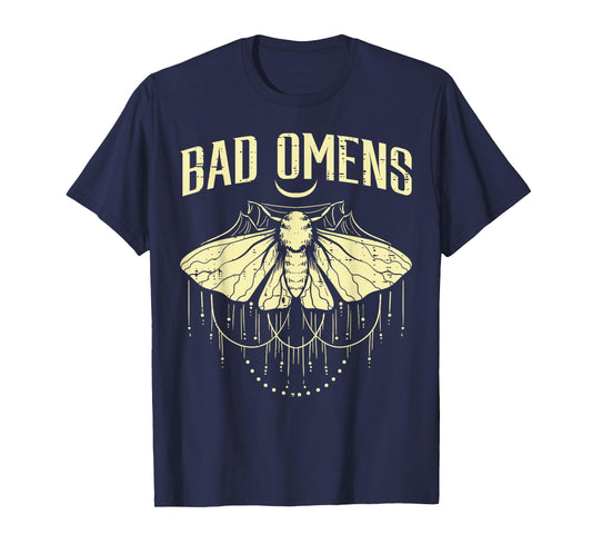 Moth Bad Omens Funny Myth Superstitions Women Men Kids Youth T-Shirt