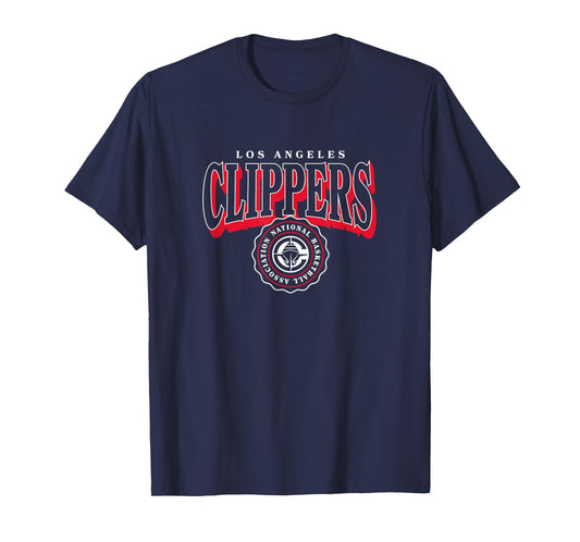 NBA - Los Angeles Clippers Arched Crest Black T-Shirt