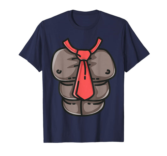 Donkey Monkey Chest Red Tie Game Cosplay Halloween Costume T-Shirt