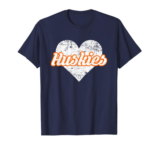 Hamilton Heights Huskies Over Heart T-Shirt