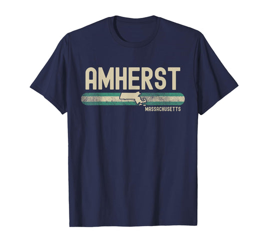 Amherst MA | Massachusetts | Travel & 80s Style T-Shirt
