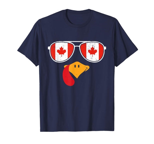 Canadian Turkey Funny Canada Thanksgiving Canadian Kids T-Shirt