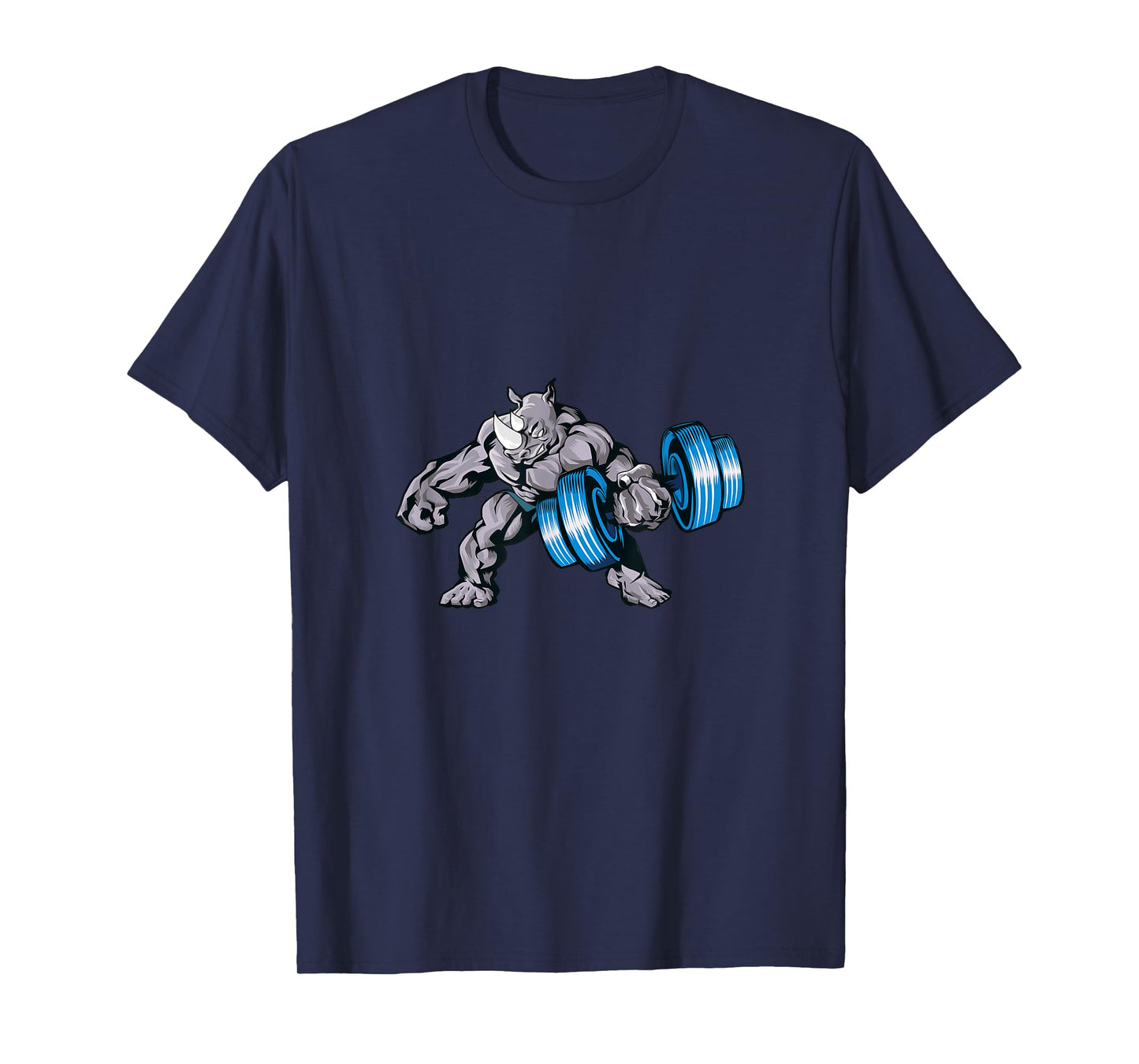 Rhino Lifting Weights Bodybuilding Beast Gym Fitness T-Shirt