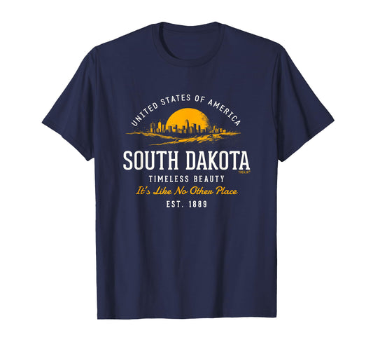 Retro Styled State of South Dakota Vintage T-Shirt