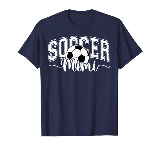 Soccer Mimi Vintage Soccer Women Mom Mama Mother's Day T-Shirt