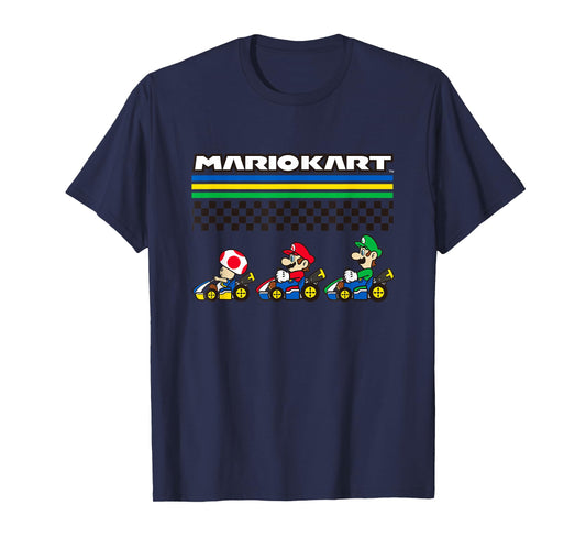 Mario Kart Rainbow Rally Character Line Up T-Shirt