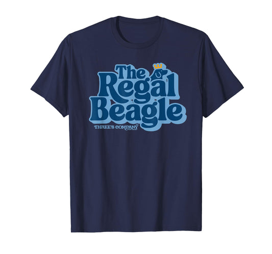 The Regal Beagle Vintage Three's Company 1980's Logo T-Shirt