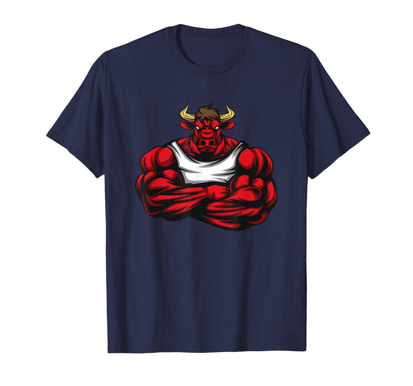 Strong Like Bull Bodybuilding, Weightlifting Gym T-Shirt T-Shirt