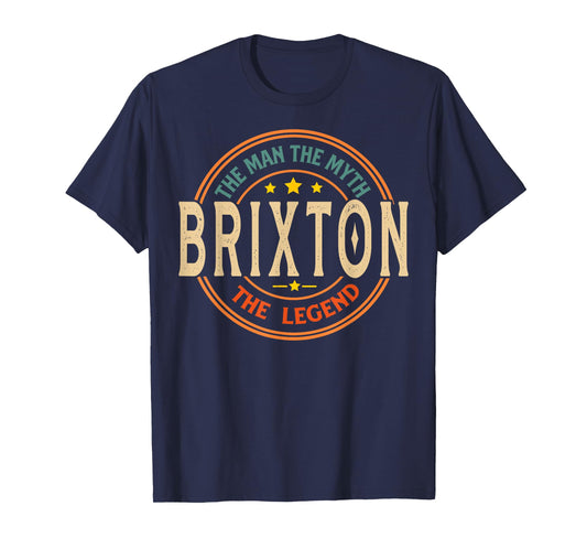 BRIXTON The Man The Myth The Legend Vintage Personalized T-Shirt