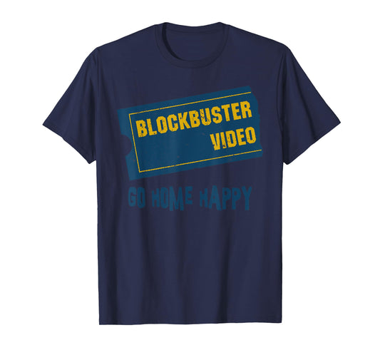 Vintage Funny Basic Quote Blockbuster Retro Video Record T-Shirt