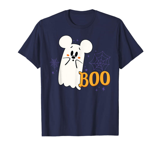 Disney Mickey Mouse Cute Little Ghost Boo Halloween T-Shirt